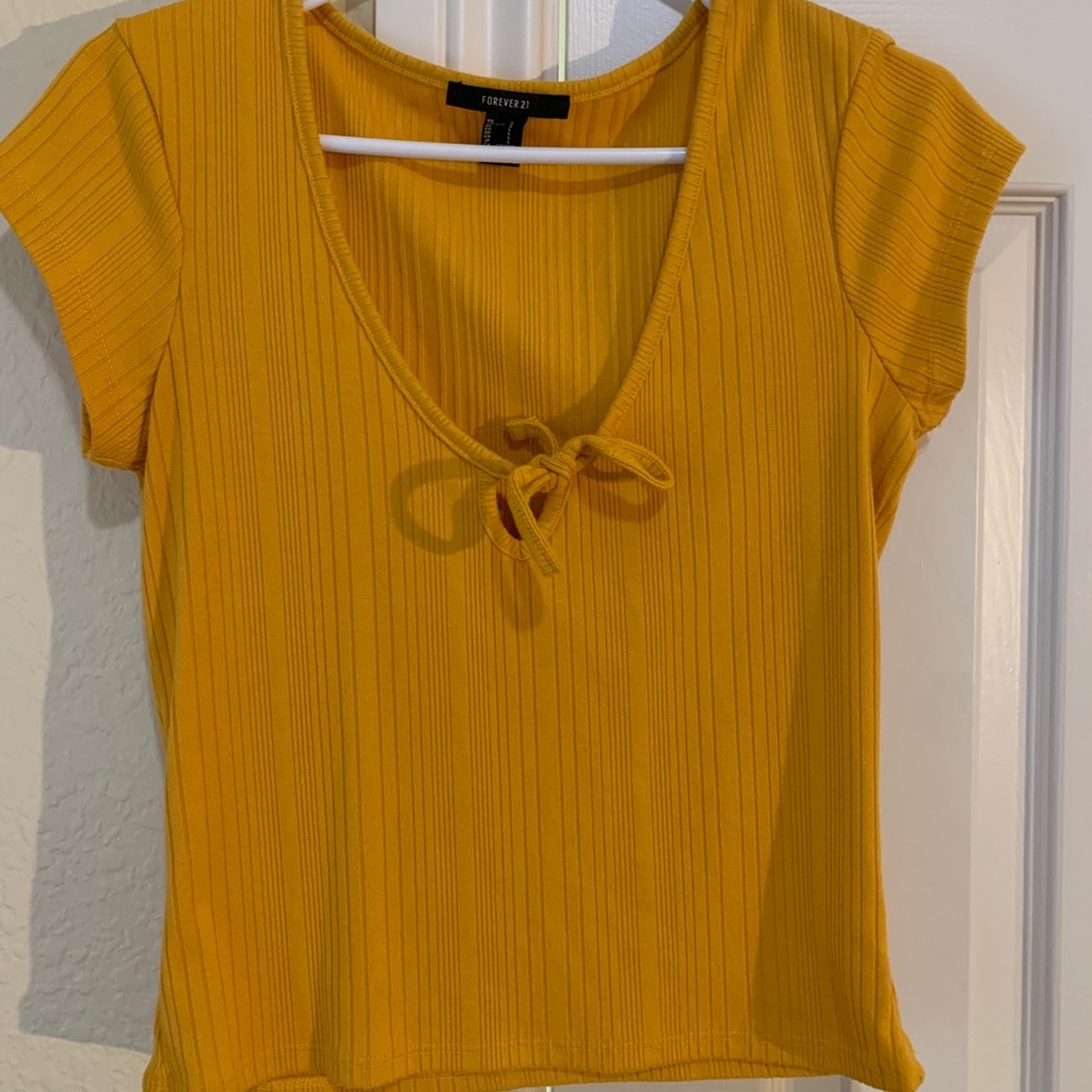 Forever 21 Yellow Top